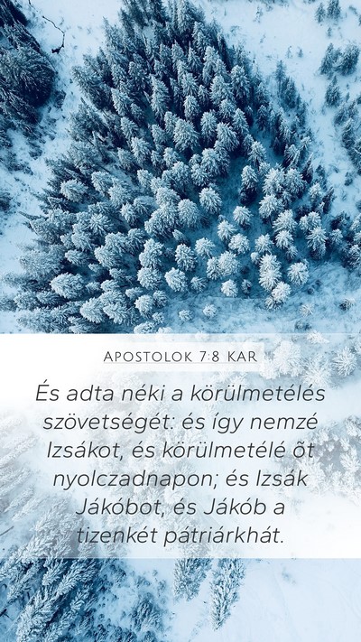 Apostolok 7:8 KAR Bible Verse Image