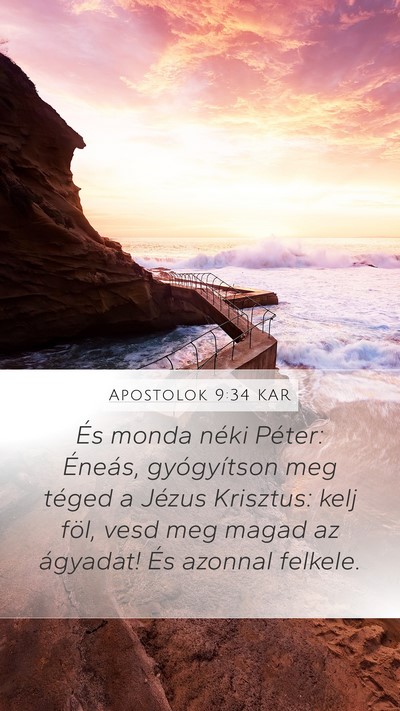Apostolok 9:34 KAR Bible Verse Image