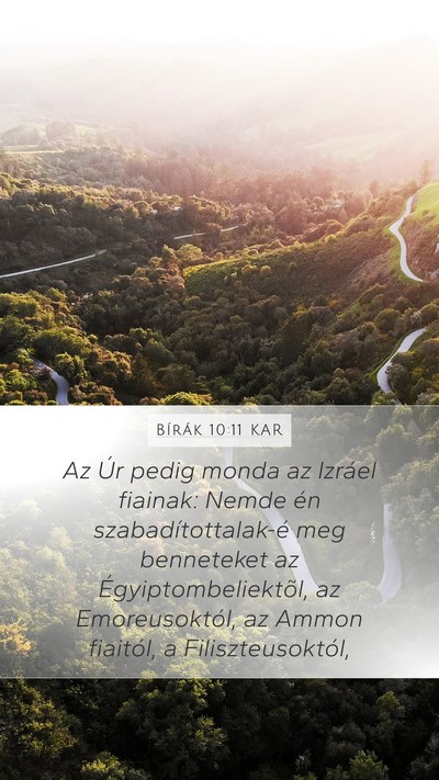 Bírák 10:11 KAR Bible Verse Image