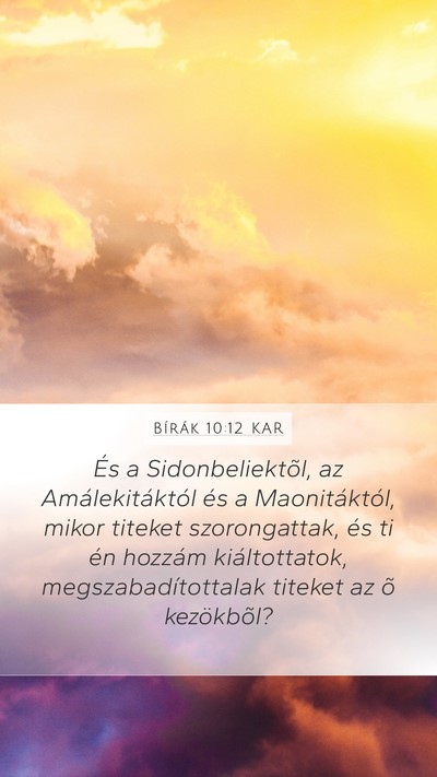 Bírák 10:12 KAR Bible Verse Image