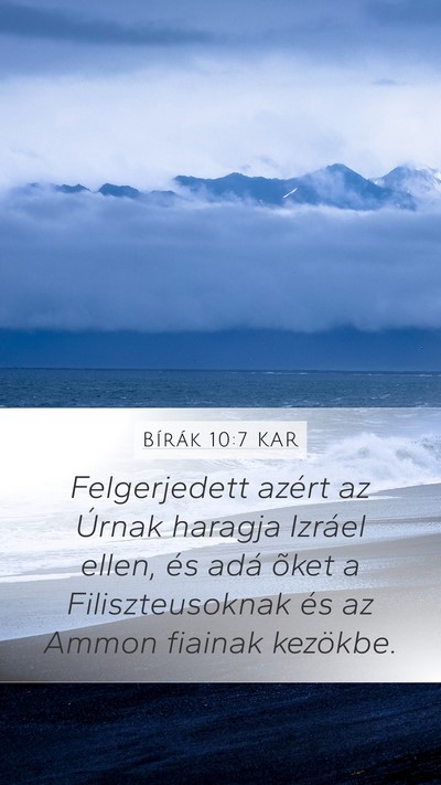 Bírák 10:7 KAR Bible Verse Image
