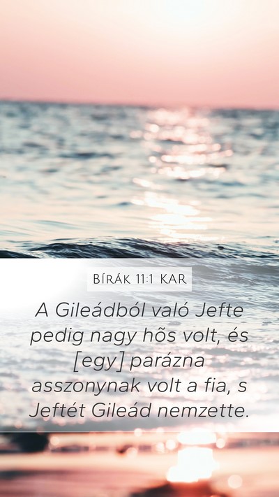 Bírák 11:1 KAR Bible Verse Image