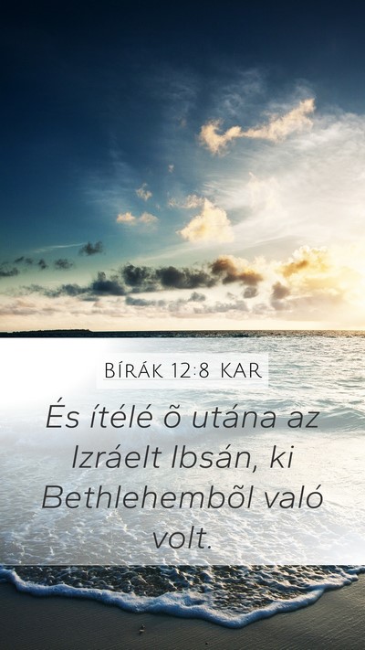 Bírák 12:8 KAR Bible Verse Image
