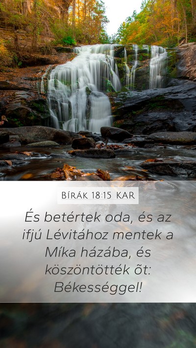 Bírák 18:15 KAR Bible Verse Image