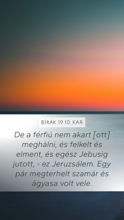 Bírák 19:10 KAR Bible Verse Image