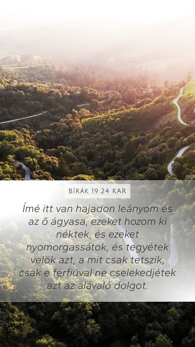 Bírák 19:24 KAR Bible Verse Image