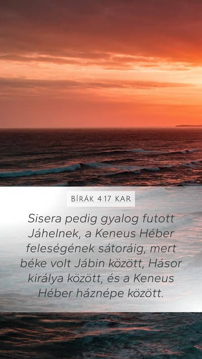 Bírák 4:17 KAR Bible Verse Image