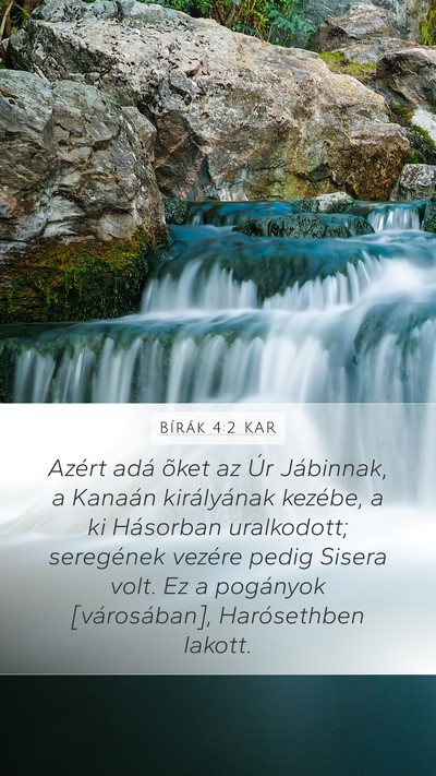 Bírák 4:2 KAR Bible Verse Image