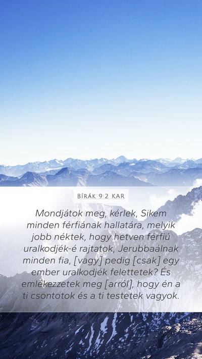 Bírák 9:2 KAR Bible Verse Image