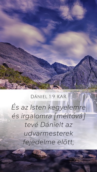 Dániel 1:9 KAR Bible Verse Image