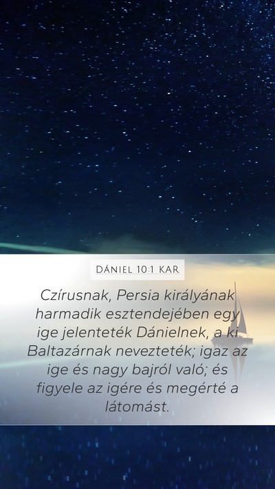 Dániel 10:1 KAR Bible Verse Image