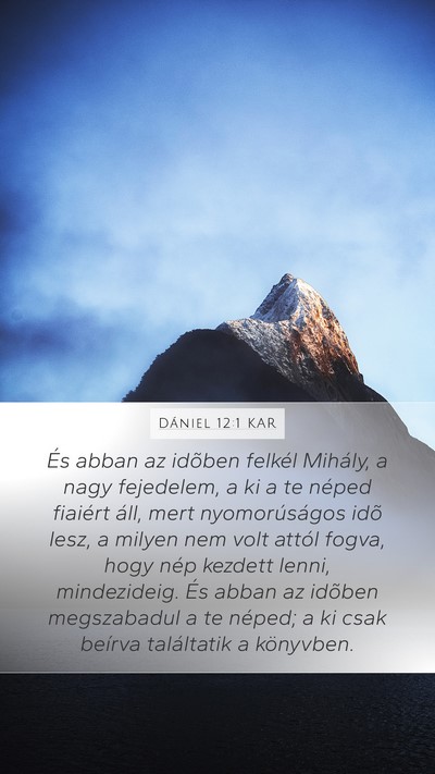 Dániel 12:1 KAR Bible Verse Image