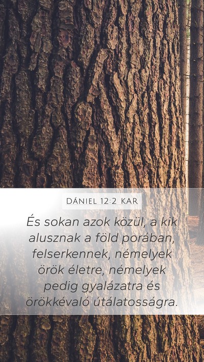 Dániel 12:2 KAR Bible Verse Image