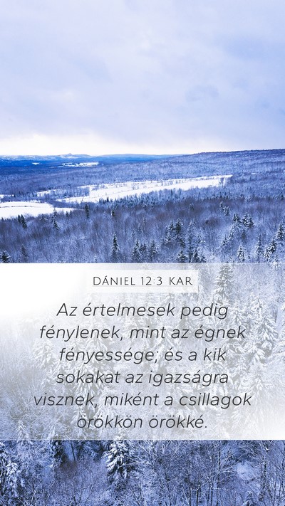 Dániel 12:3 KAR Bible Verse Image