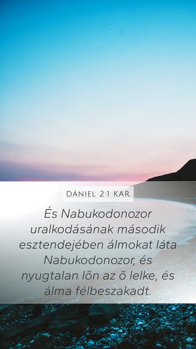 Dániel 2:1 KAR Bible Verse Image
