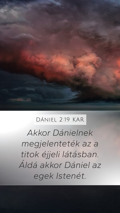 Dániel 2:19 KAR Bible Verse Image