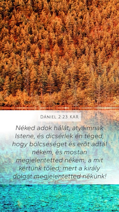 Dániel 2:23 KAR Bible Verse Image