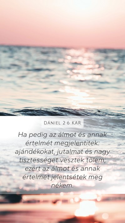 Dániel 2:6 KAR Bible Verse Image