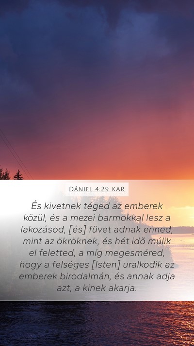 Dániel 4:29 KAR Bible Verse Image