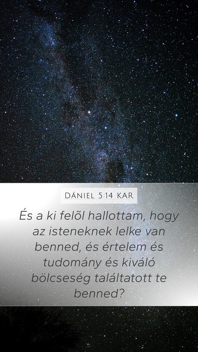 Dániel 5:14 KAR Bible Verse Image