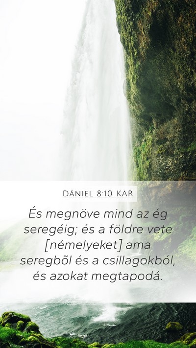Dániel 8:10 KAR Bible Verse Image