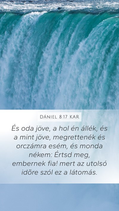 Dániel 8:17 KAR Bible Verse Image