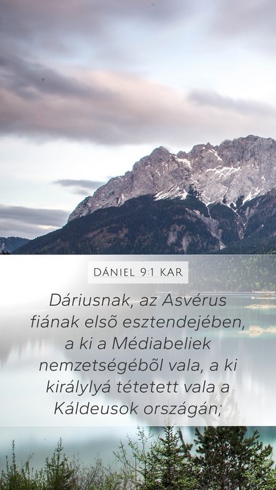 Dániel 9:1 KAR Bible Verse Image