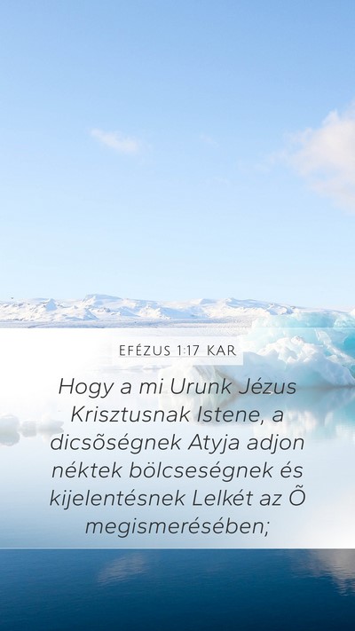 Efézus 1:17 KAR Bible Verse Image