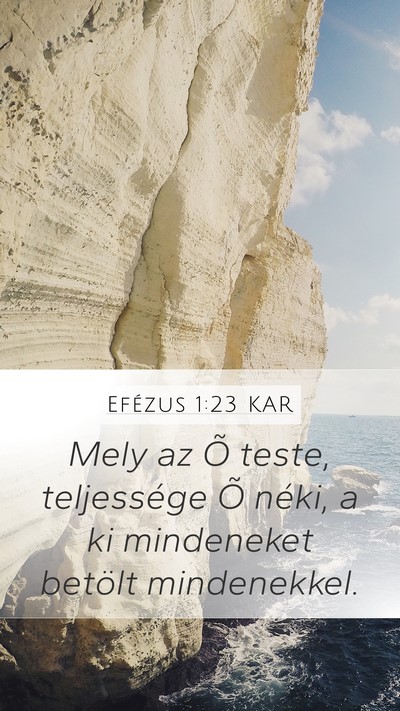 Efézus 1:23 KAR Bible Verse Image