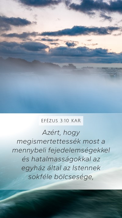 Efézus 3:10 KAR Bible Verse Image