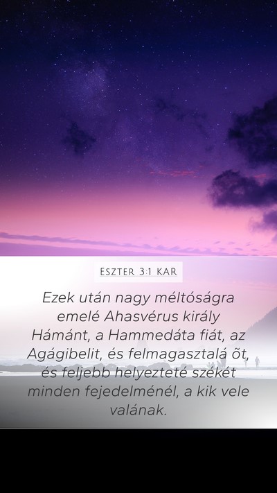 Eszter 3:1 KAR Bible Verse Image