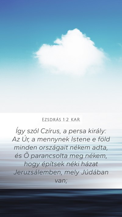 Ezsdrás 1:2 KAR Bible Verse Image