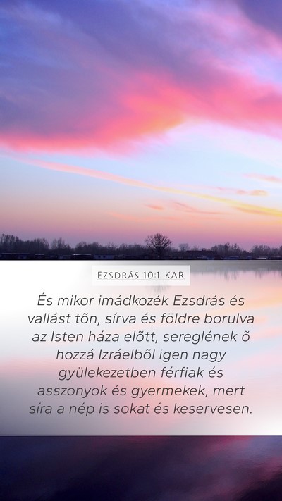 Ezsdrás 10:1 KAR Bible Verse Image