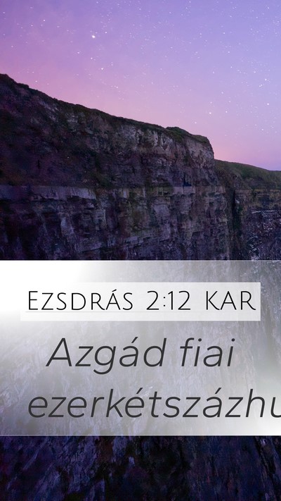 Ezsdrás 2:12 KAR Bible Verse Image