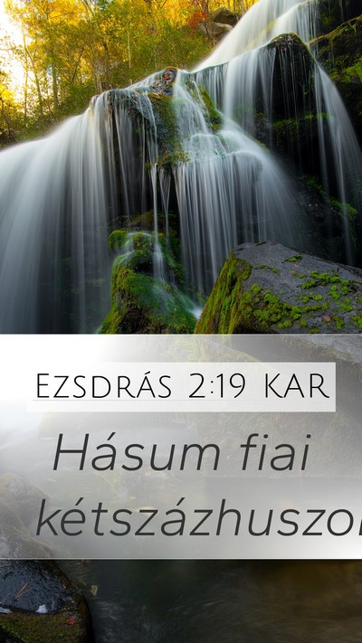 Ezsdrás 2:19 KAR Bible Verse Image
