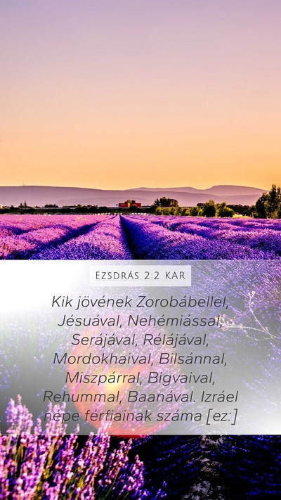 Ezsdrás 2:2 KAR Bible Verse Image