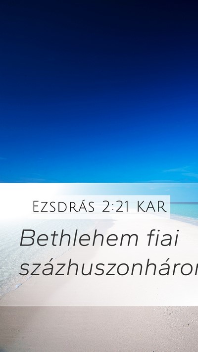 Ezsdrás 2:21 KAR Bible Verse Image