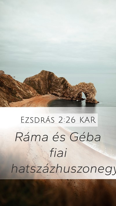 Ezsdrás 2:26 KAR Bible Verse Image