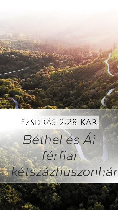 Ezsdrás 2:28 KAR Bible Verse Image