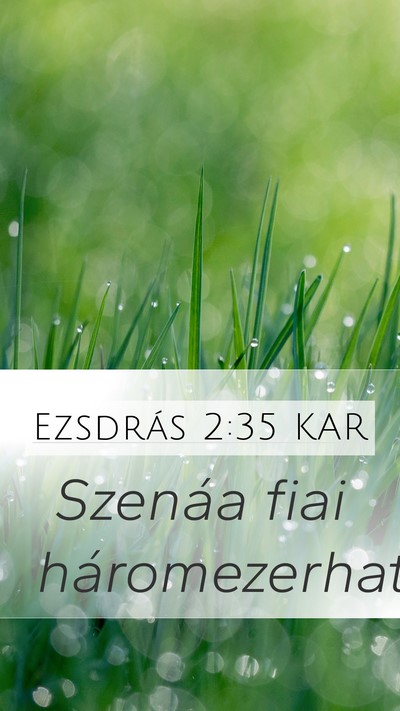 Ezsdrás 2:35 KAR Bible Verse Image