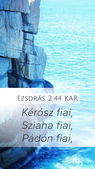 Ezsdrás 2:44 KAR Bible Verse Image