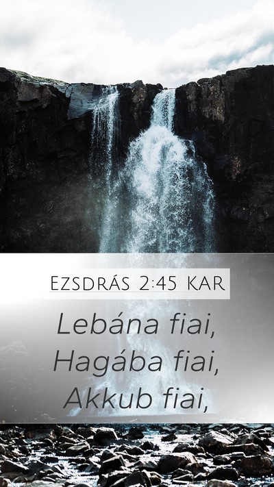 Ezsdrás 2:45 KAR Bible Verse Image