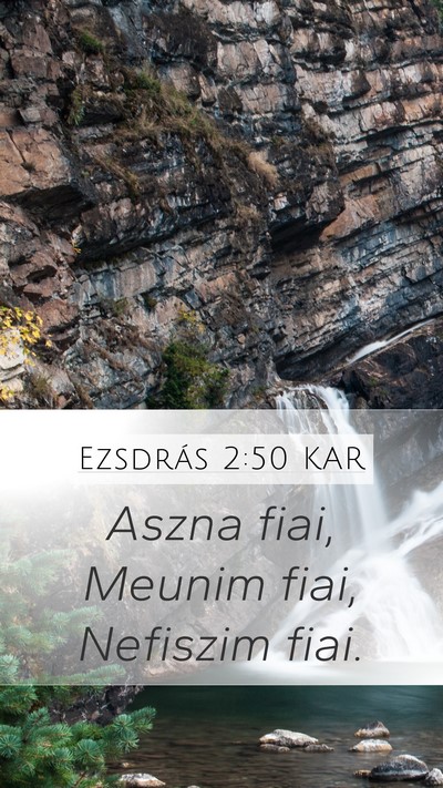Ezsdrás 2:50 KAR Bible Verse Image