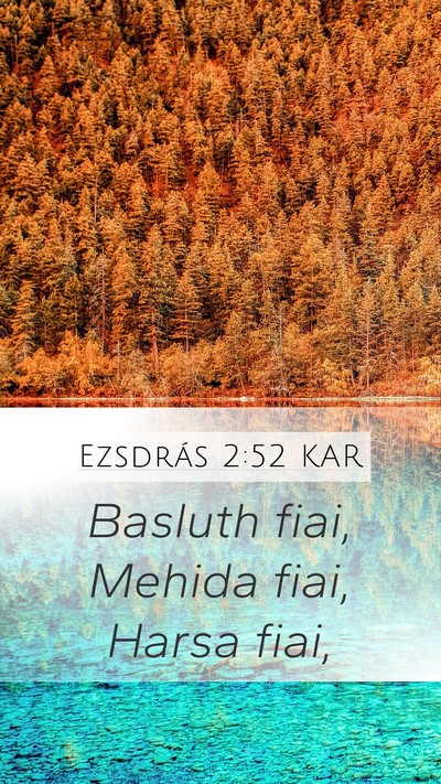Ezsdrás 2:52 KAR Bible Verse Image