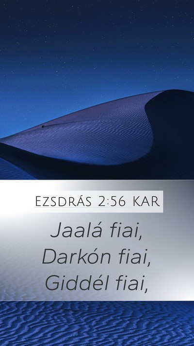 Ezsdrás 2:56 KAR Bible Verse Image