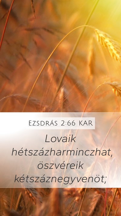 Ezsdrás 2:66 KAR Bible Verse Image