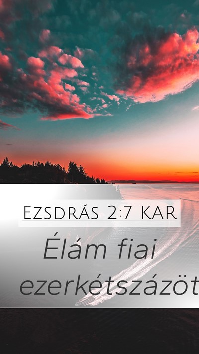 Ezsdrás 2:7 KAR Bible Verse Image