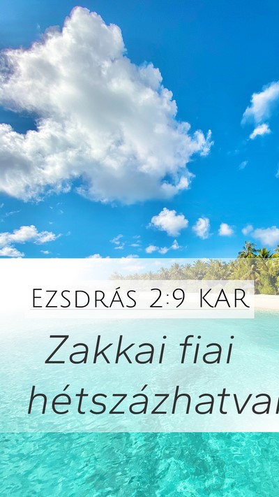 Ezsdrás 2:9 KAR Bible Verse Image