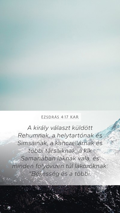 Ezsdrás 4:17 KAR Bible Verse Image