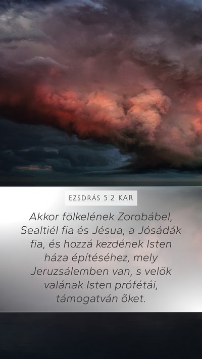 Ezsdrás 5:2 KAR Bible Verse Image
